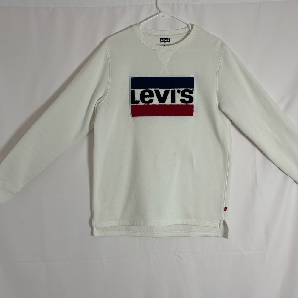Levi's White Sweatshirt with Logo